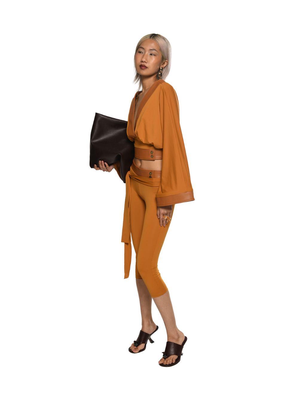 HANFU INSPIRED TOP ~ PERSIMMON