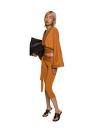 HANFU INSPIRED TOP ~ PERSIMMON