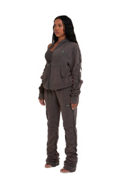 ACID WASH STACKED TRACKSUIT