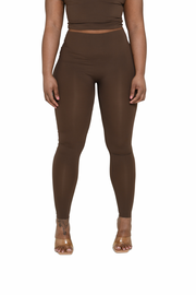 BROWN SLINKY LEGGINGS