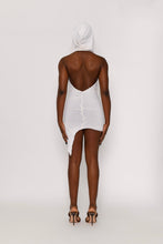 Load image into Gallery viewer, OFF-WHITE EXPOSED SEAM HOODED DRESS
