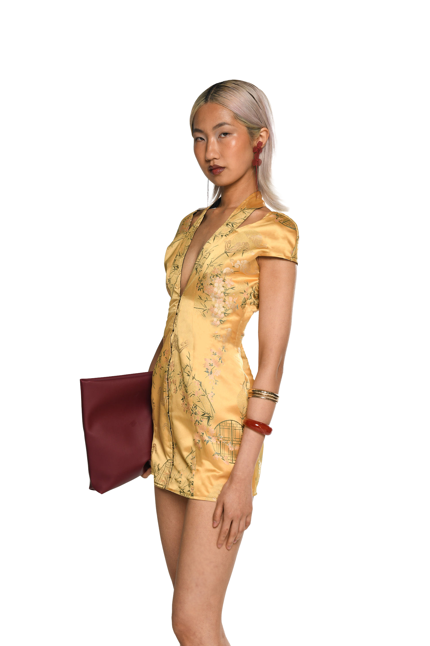 PRE-ORDER ~ REVERSIBLE HUĀ QIPAO INSPIRED MINI DRESS