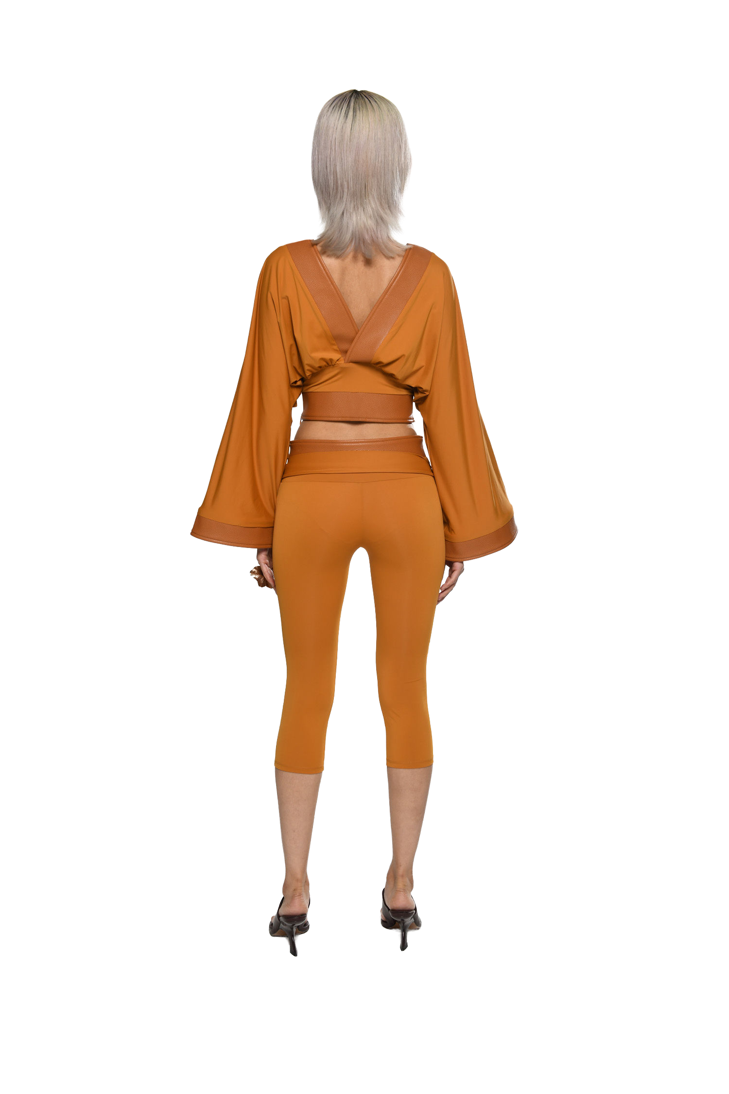 HANFU INSPIRED CAPRI ~ PERSIMMON