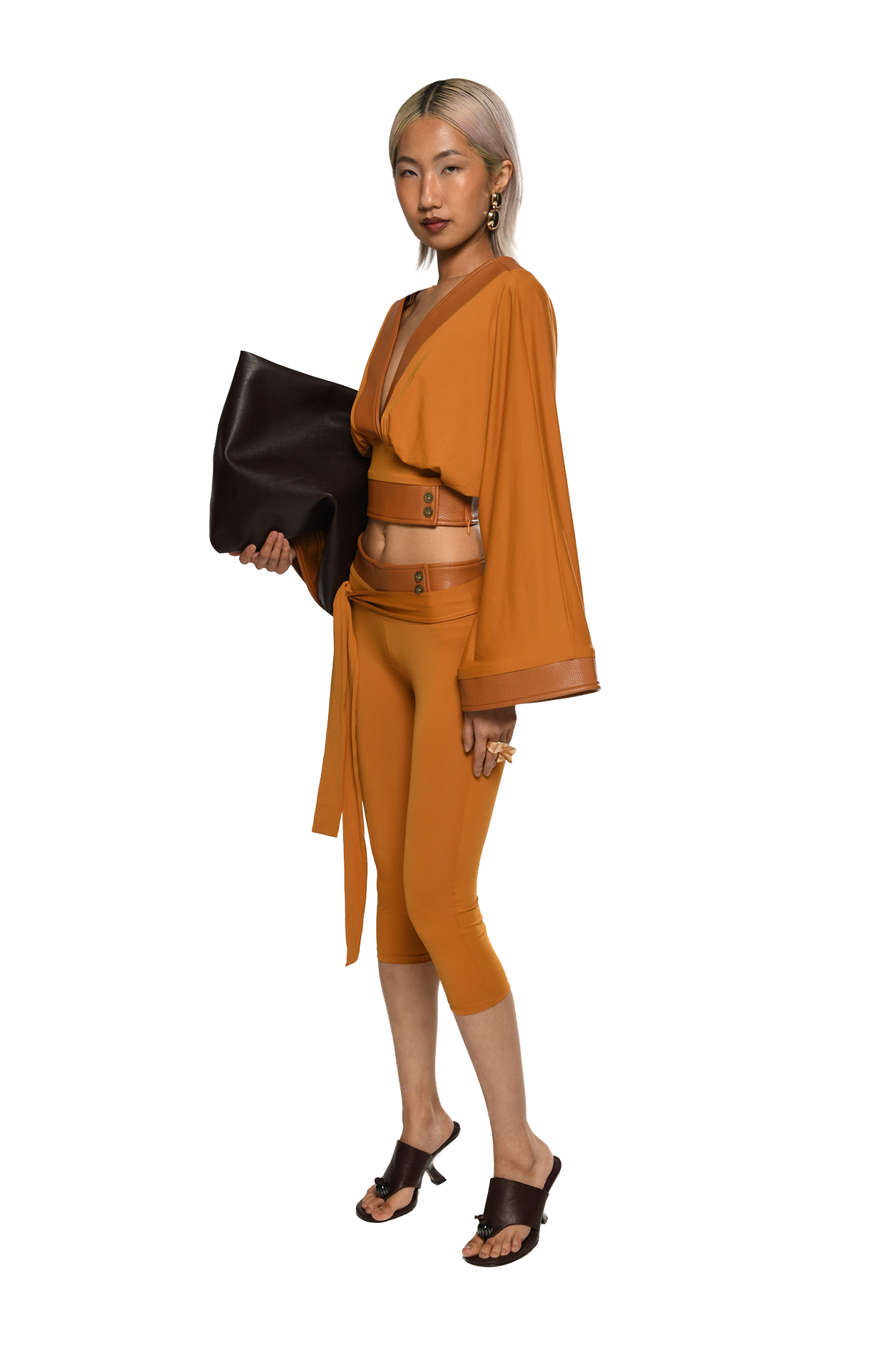 HANFU INSPIRED CAPRI ~ PERSIMMON