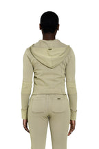 TERRAFORM FITTED HOODIE - PISTACHIO