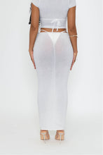 Load image into Gallery viewer, OFF-WHITE SOFT KNIT MAXI SKIRT
