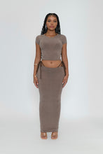 Load image into Gallery viewer, BROWN SOFT KNIT MAXI SET
