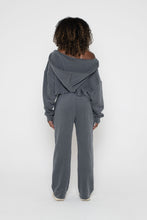 Load image into Gallery viewer, CHARCOAL ACID WASH 3 PIECE TRACKSUIT
