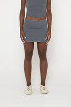 Load image into Gallery viewer, CHARCOAL MINI SKIRT
