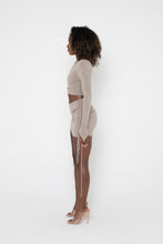 Load image into Gallery viewer, CREAM SOFT KNIT STRING SKIRT
